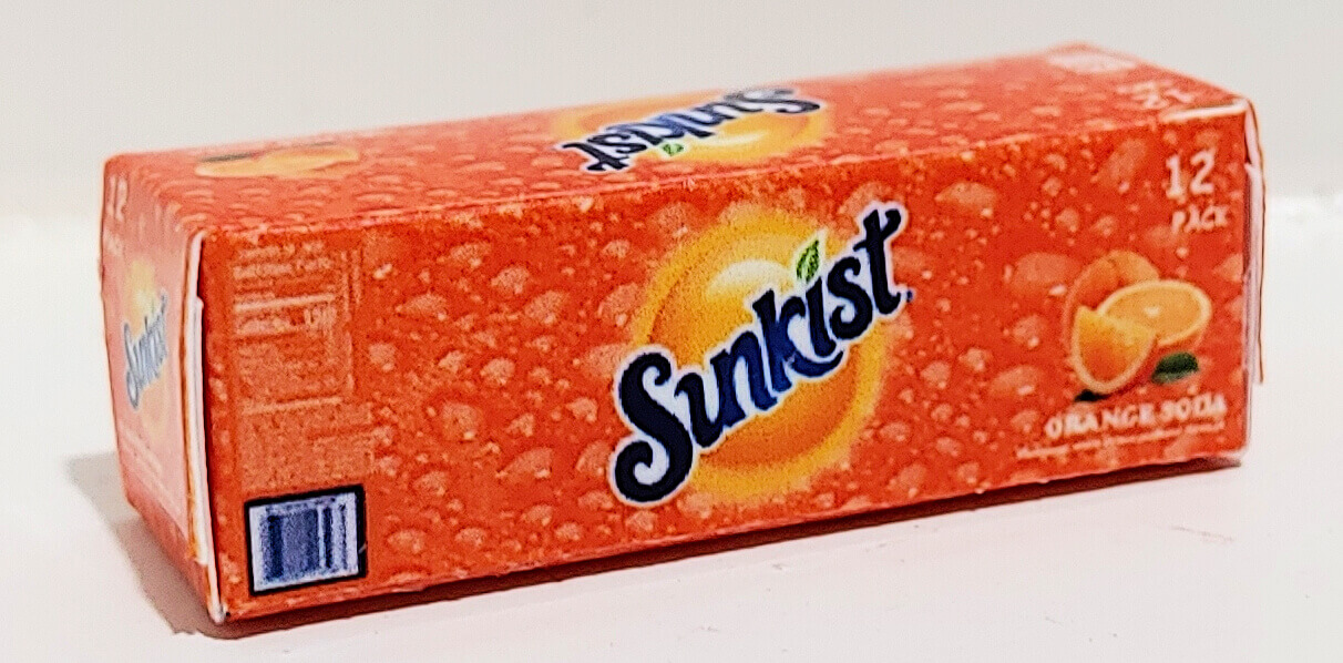 Orange Soda Case Box