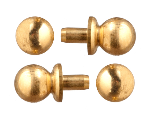 Brass 5mm Door Knob 4 Sets