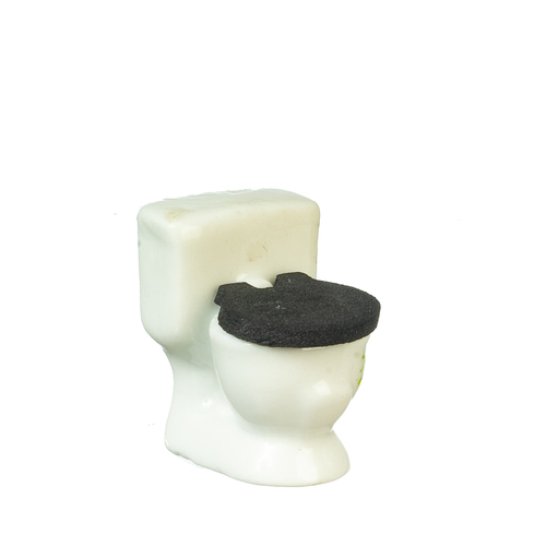 1/2in Scale Toilet - White