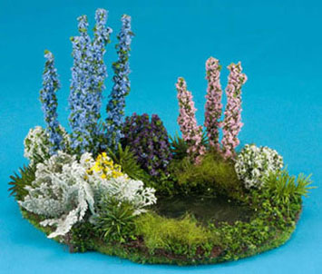 1;12 Scale  Pond With Fish Dolls House Miniature Garden Accessory 