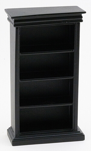 4 Shelf Bookcase - Black