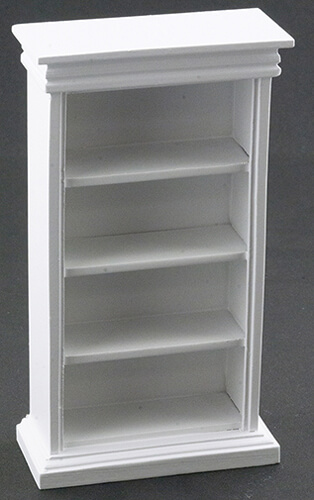 4 Shelf Bookcase - White