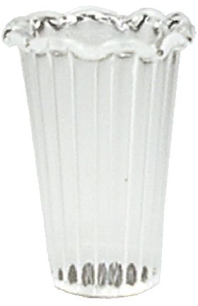 1/2in Scale Fluted Ridged Vase