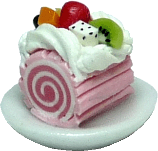 1/2in Scale Strawberry Log Roll