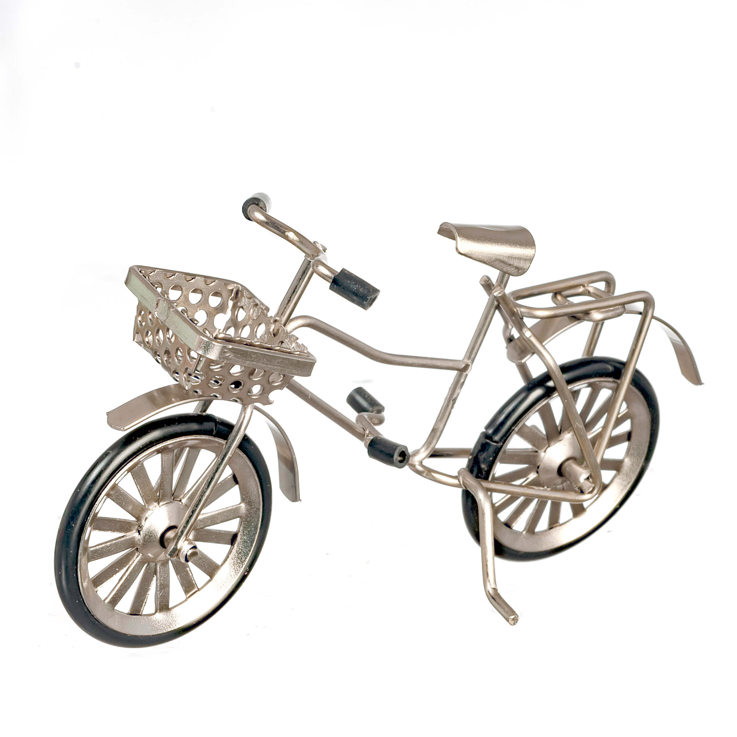 Bicycle Small - Silver w/ Basket