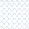 (image for) 1/2in Scale Wallpaper Blue Bows 6pc
