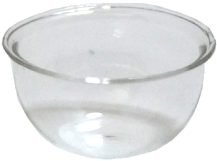 Clear Glass Bowl Large