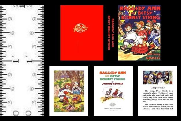 Raggedy Ann And Betsy Bonnet String Johnny Gruelle