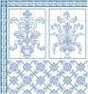 (image for) Wallpaper Leslie Blue 6pc