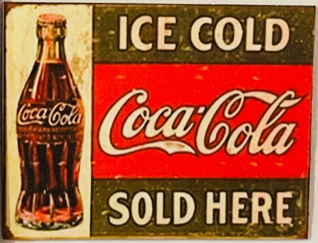 Ice Cold Soda Sign