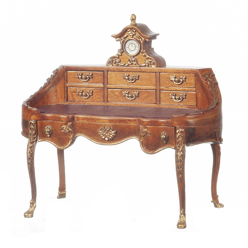 (image for) French 19th-20th century Louis XV Desk - Walnut