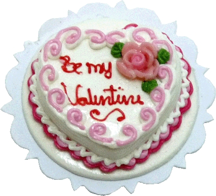Be My Valentine Heart Cake