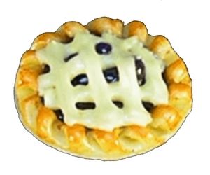 1/2in Scale Lattice Crust Berry Pie