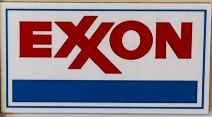 Details about   Dollhouse Miniature Exxon Gas Sign Modern Look 