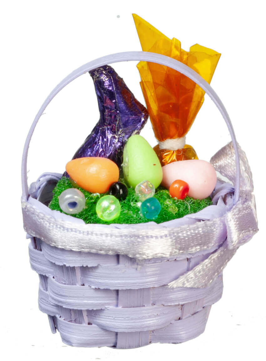Filled Easter Basket - Purple