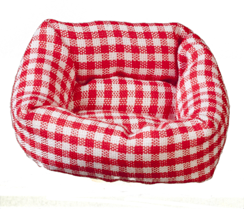 Dog Bed - Red Gingham