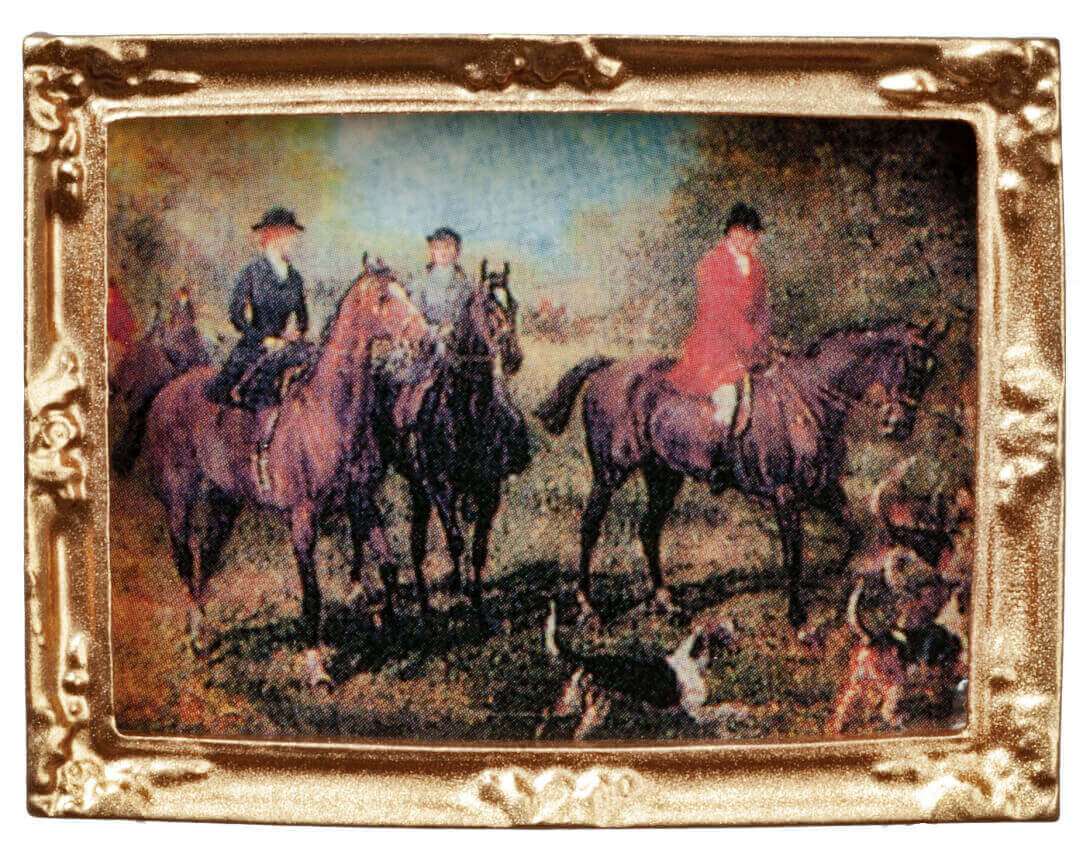 Polo Match Painting - Framed