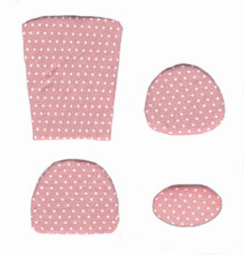 Cushion Kit Pink w/ White Polka Dots
