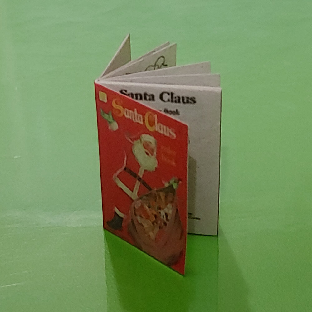 Santa Coloring Book w/ Real Pages
