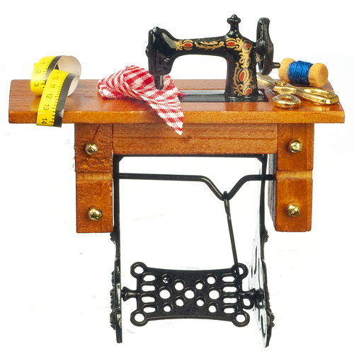 Sewing Machine w/ Accessories Oak
