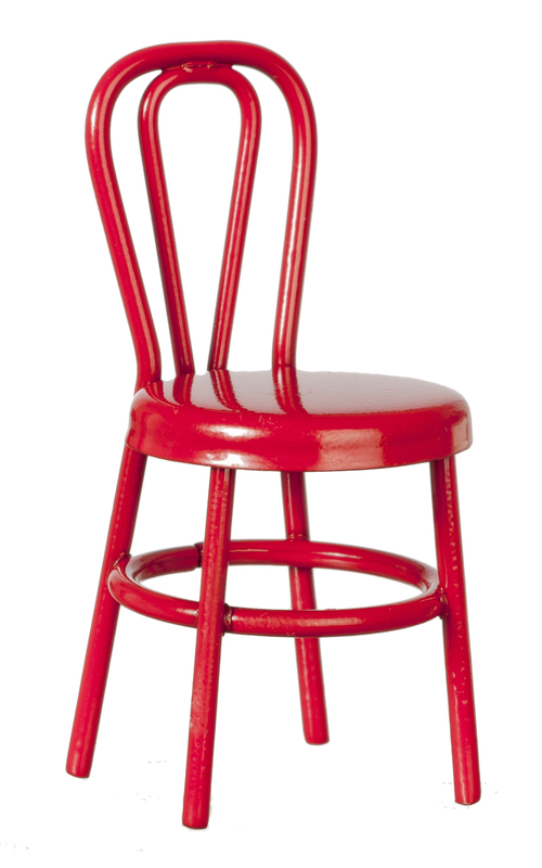 1/2in Scale Red Side Chair