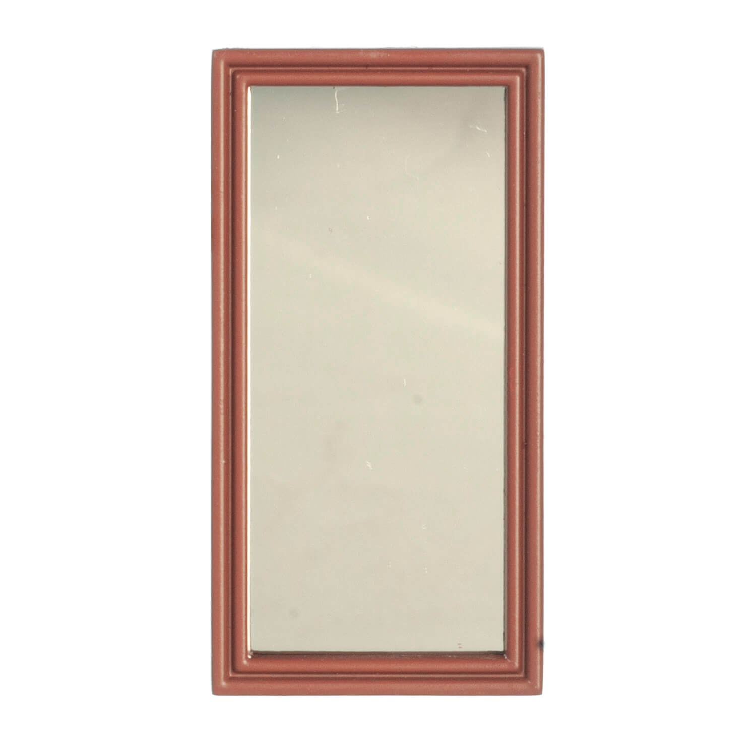 Rectangular Wall Mirror - Brown