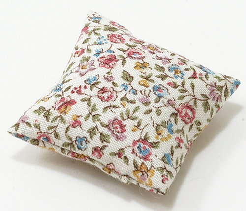 Pillow - Ecru w/ Floral Print