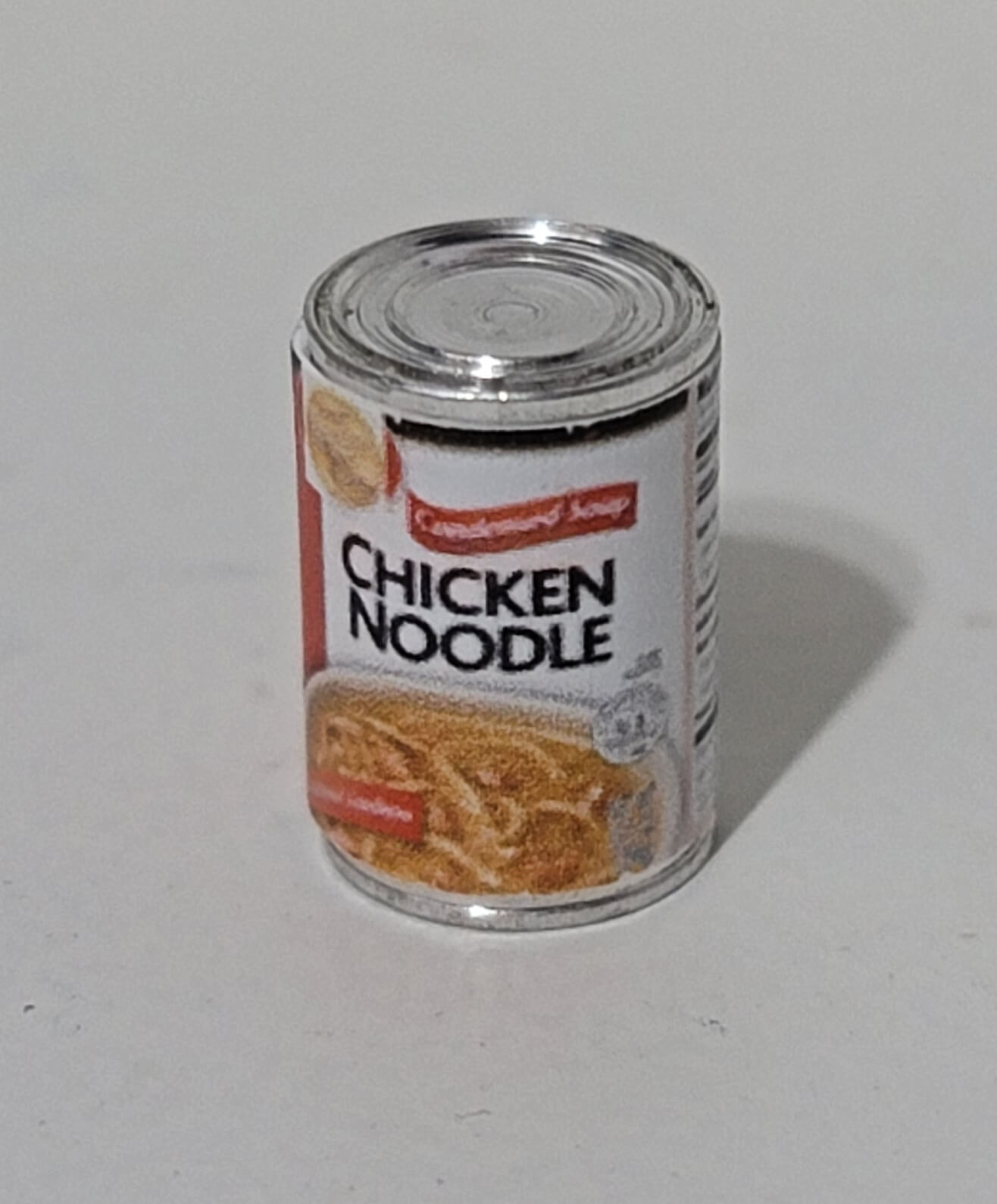 Details about   Miniature Chicken Noodle Soup Can DOLLHOUSE Miniatures 1:12 Scale