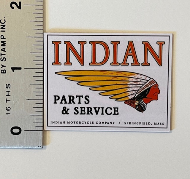 Vintage Motorcycle Parts & Service Poster