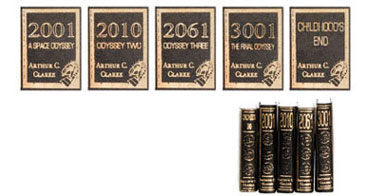 (image for) Clarke, Arthur C Books, 5pc