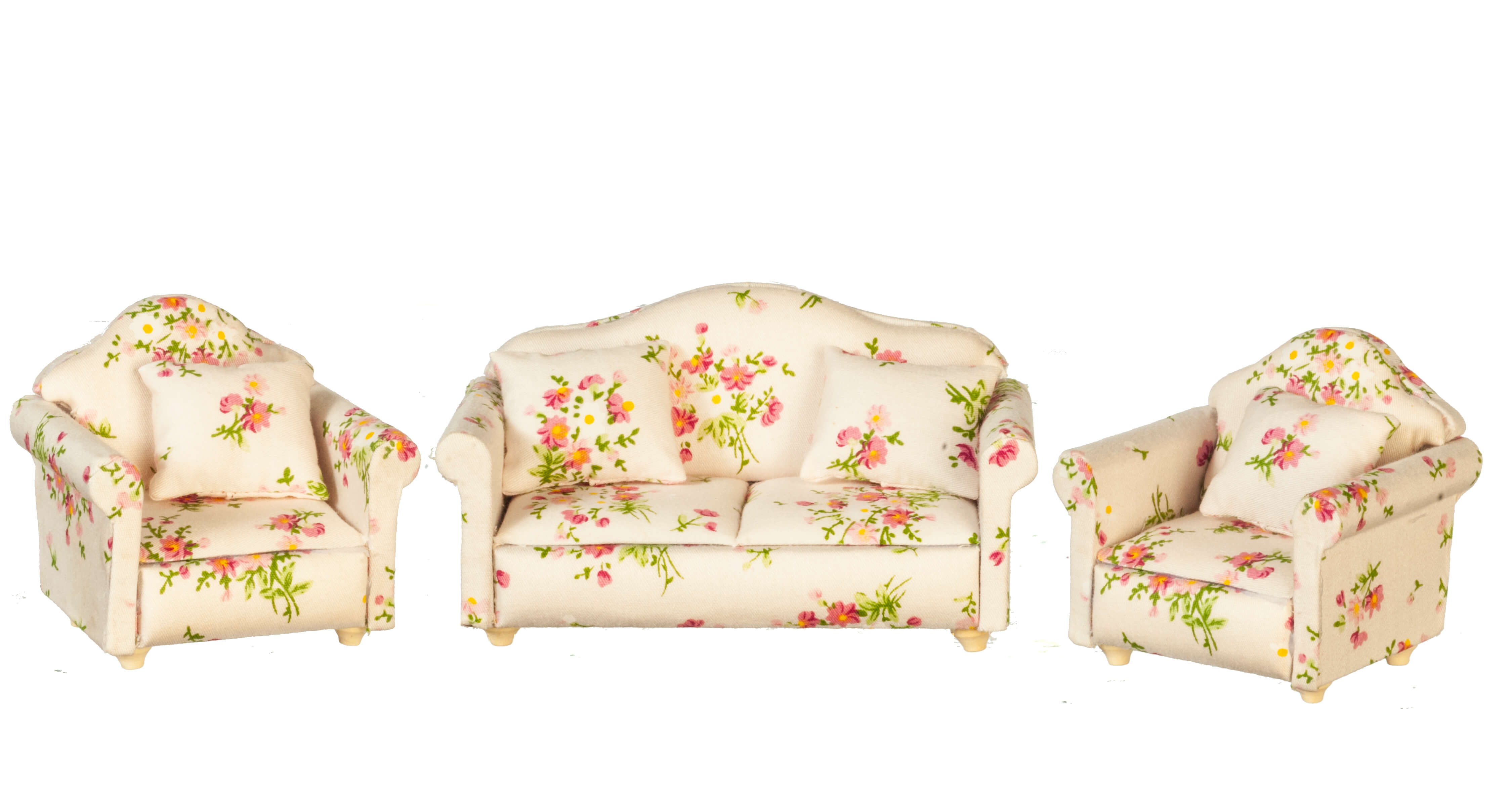 Livingroom Furniture Set 3pc Mary's Dollhouse Miniature Accessories