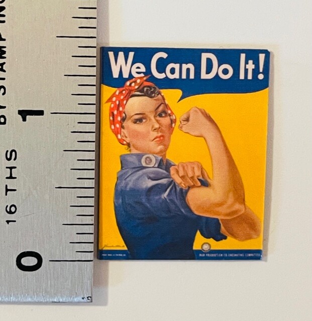Vintage We Can Do It Sign
