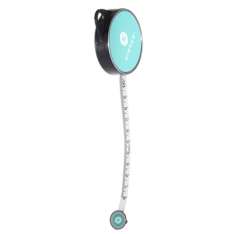 Singer ProSeries Retractable Pocket Tape Measure - Teal 96 in