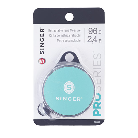 Singer ProSeries Retractable Pocket Tape Measure - Teal 96 in