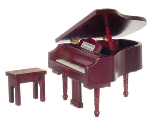 Piano w/ Bench Mahogany