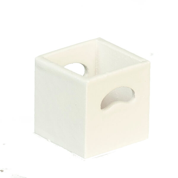 Cubic Shelf Unit Cubby Bin  - White