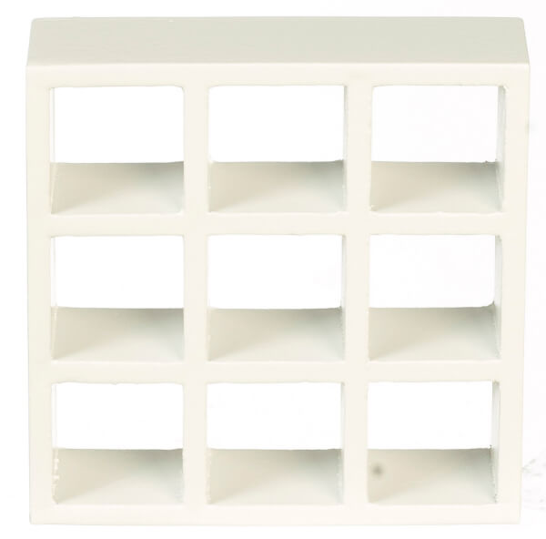 Cubic Cubby 9 Shelf Unit - White