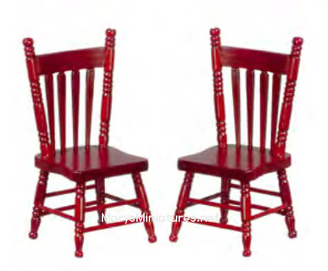 (image for) Dining Room Side Chair - 2pc - Mahogany