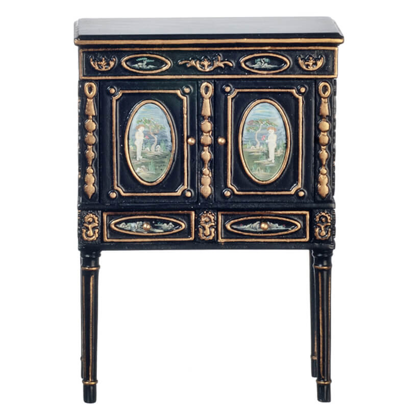 Chinese Style Cabinet - Black