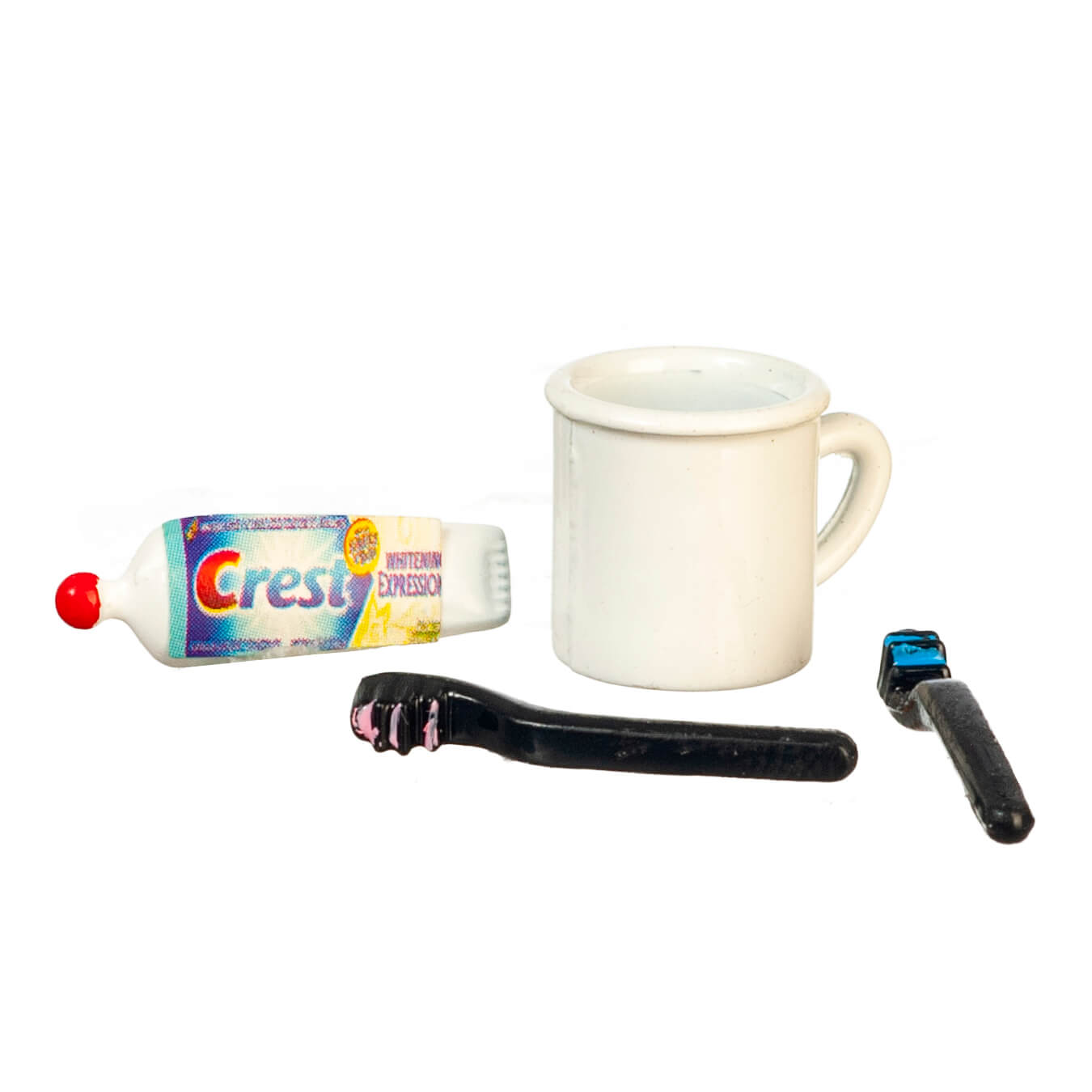 4pc Toothpaste Toothbrush Cup Set