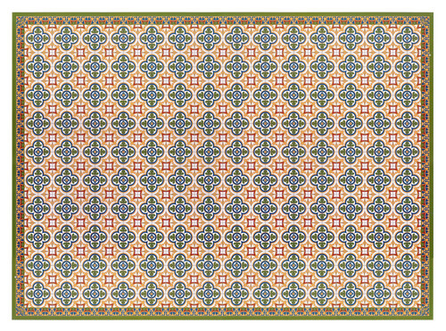 (image for) Blue Design Mosaic Tile XL