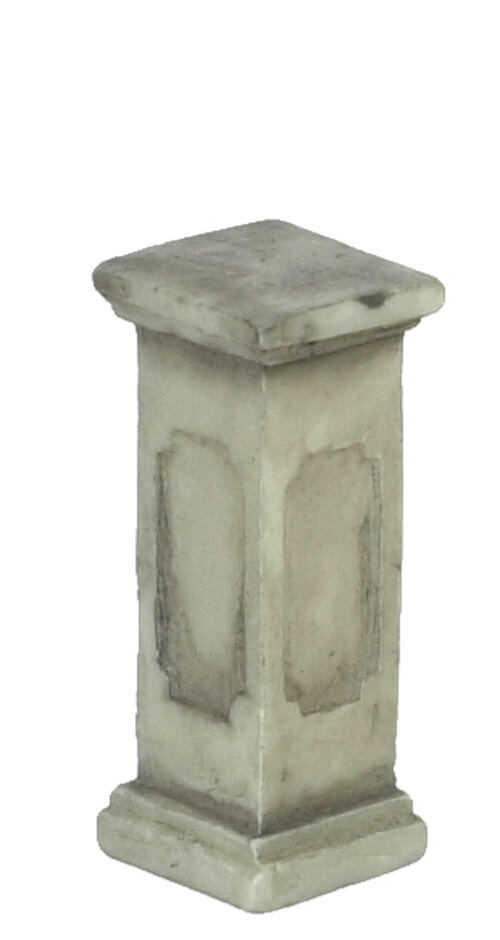 1/2in Scale Gray Garden Pedestal