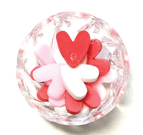 Dish of Candy Hearts