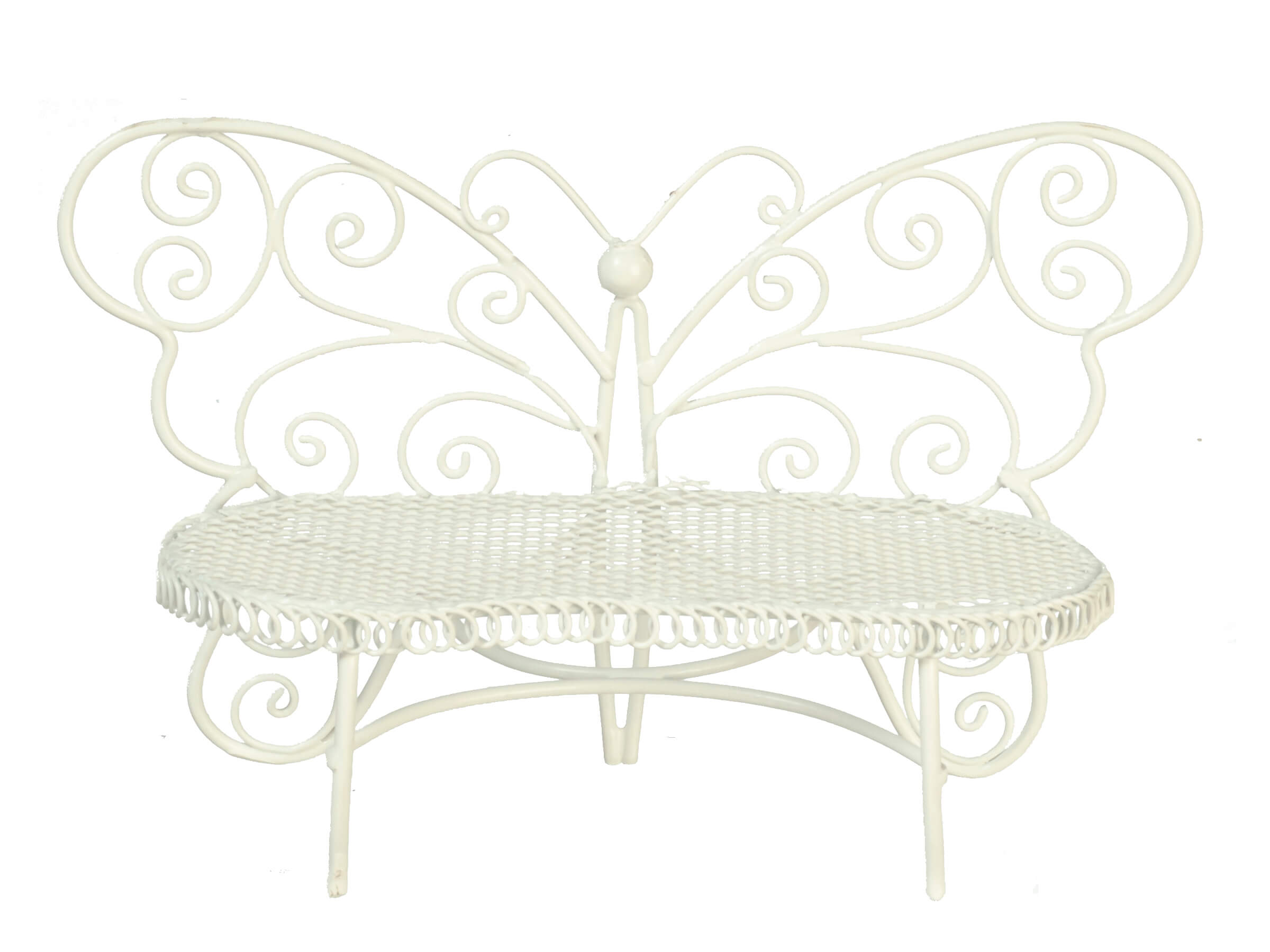 Butterfly Bench - White