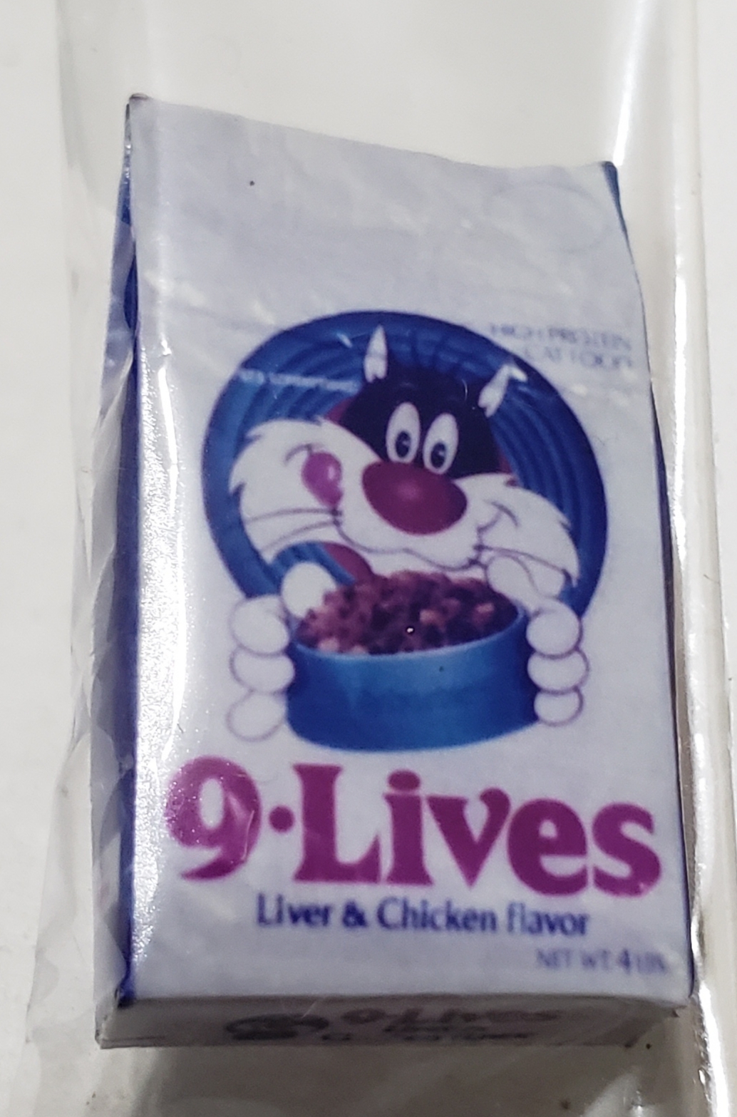 Bag of 9-Lives Cat Food
