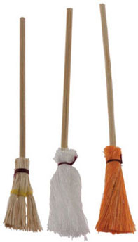 Brooms & Mop 3pc