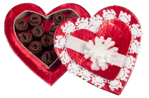Heart Shaped Gift Box w/ Chocolates