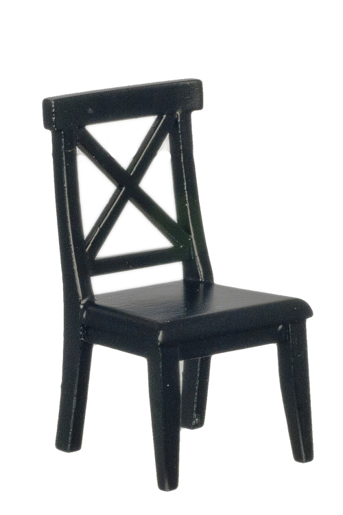 Cross Buck Chair - Black