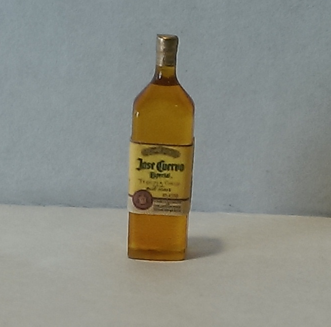 Bottle of Gold Tequila