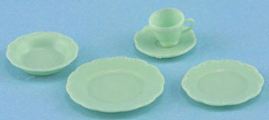 (image for) Place Setting Jadite 5pc